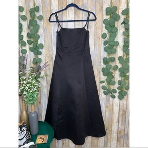 Jessica Mc/Gunne Sax Black Taffeta Prom Dress